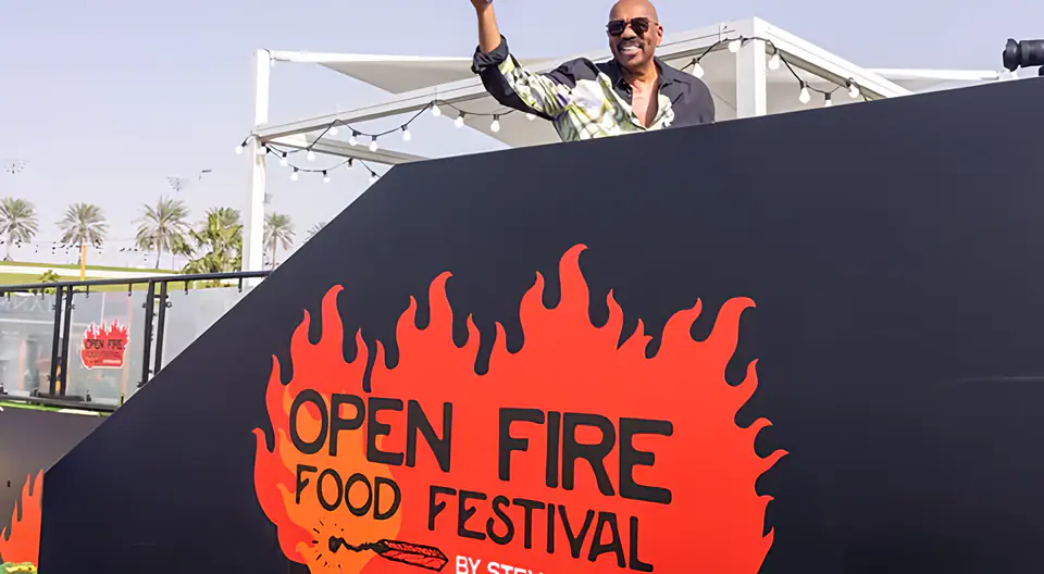 Open Fire Food Festival activation in Dubai